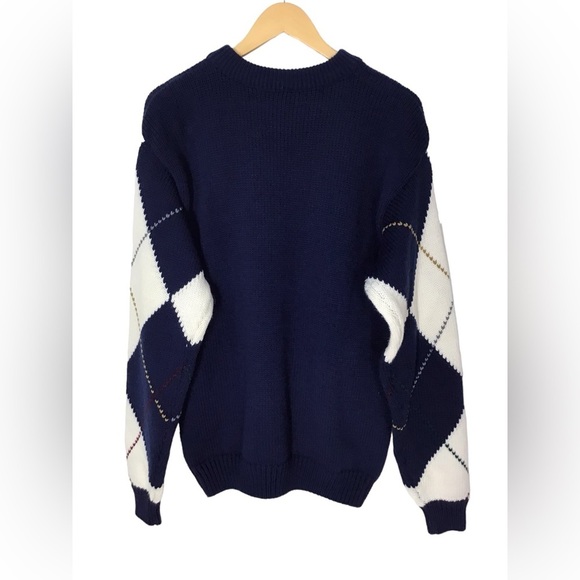 JB Buck Casuals Argyle Pullover Sweater Men’s Size Large - Picture 2 of 4